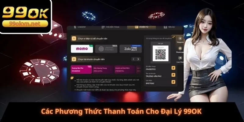 Các Phương Thức Thanh Toán Cho Đại Lý 99OK Các Phương Thức Thanh Toán Cho Đại Lý 99OK